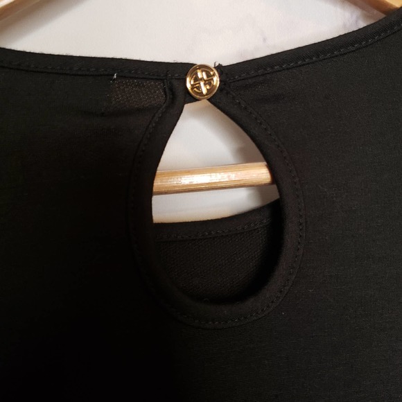 SIMPLY SOUTHERN Black Ruffle Tiered Bell Sleeve Winston Dress S - Picture 9 of 12